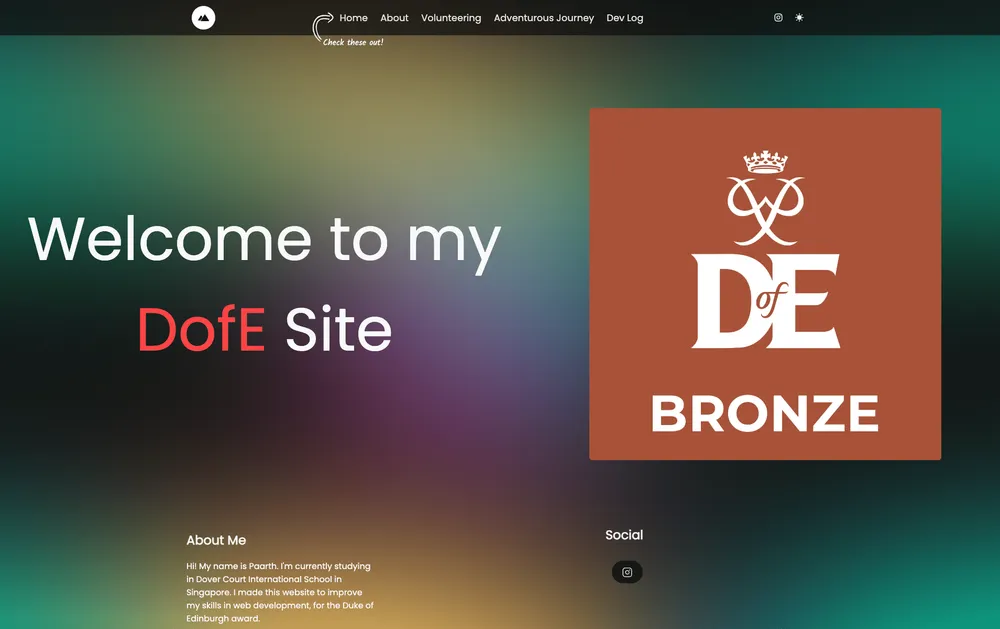 DofE Website